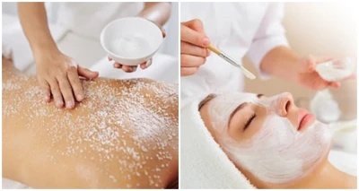 Revitalizirajući paket - White Choco Souffle maska za lice i tijelo - (peeling, masaža, white choco souffle maska za lice i tijelo)