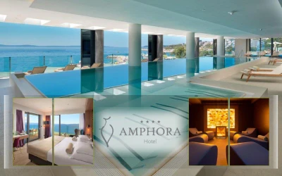 Decembarska Wellness & Spa oaza tik uz Jadran |  Smješten u srcu Dalmacije, Hotel Amphora 4* idealan je izbor za romantični bijeg u društvu voljene osobe!