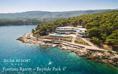 Uživajte u idealnom porodičnom odmoru na otoku Hvaru uz ugodnu atmosferu i predivan ambijent u Fontana Resort - Bayside Park 4*!