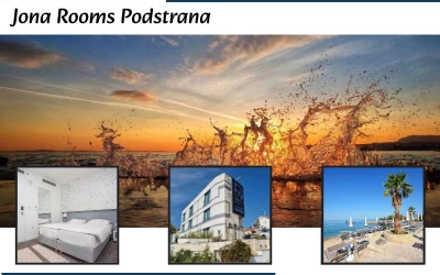 Jona Rooms Podstrana – uživajte u savršenom spoju mediteranskog ugođaja, blizine mora i elegantnog smještaja za odmor ispunjen uživanjem!