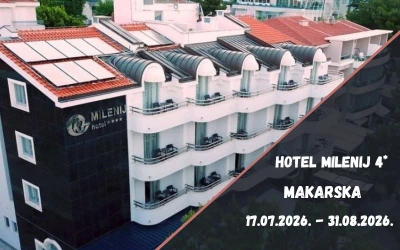 Uživajte u ljetnom odmoru u Makarskoj – Hotel Milenij 4* pruža idealan spoj komfora, elegancije i blizine mora!