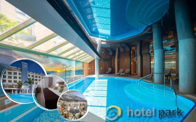 Hotel Park 4*, Makarska | Posjetite mjesto u kojem azurno more zapljuskuje duge, suncem okupane šljunčane plaže i uživajte u Wellnes & Spa odmoru za dvoje!