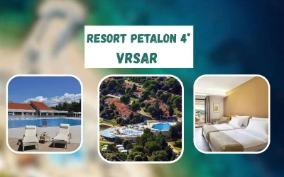Resort Petalon 4*, Vrsar I Odmor kakav zaslužujete, šljunčana plaža, opuštajući ambijent i polupansion!