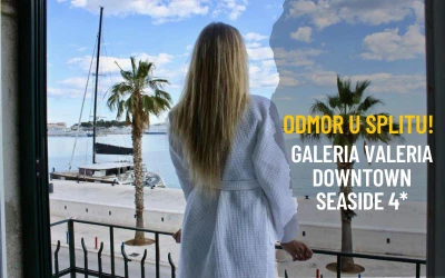 Opustite se i uživajte u mediteranskoj klimi u središtu Splita! Hotel Galeria Valeria Downtown Seaside 4* Vam nudi nezaboravan dvodnevni odmor!