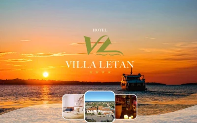 PEROJ | Smjestite se u Hotel Villa Letan 4* i trodnevni odmor za dvije osobe provedite u okruženju bujnog zelenila i azurnog Jadranskog mora!