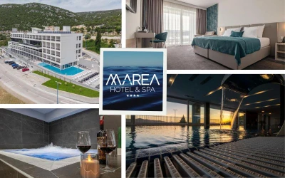 Marea Hotel & Spa 4*,  Neum I Prepustite se trenutku uživanja uz čari Jadrana i otkrijte prostor stvoren za potpunu relaksaciju i zadovoljstvo svih osjetila!