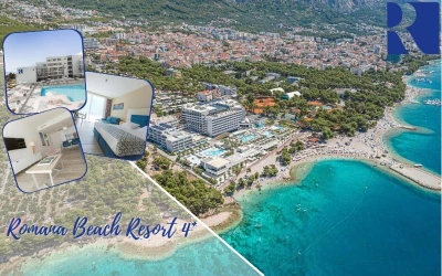Makarska | Idealno odredište za Vaš odmor iz snova u luksuznim i bogato opremljenim apartmanima u Romana Beach Resort 4*!