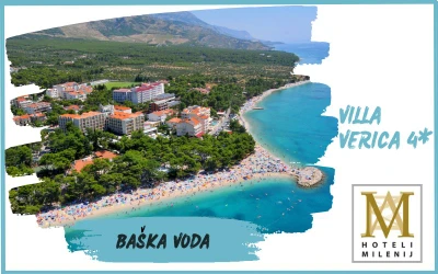 Baška Voda │ Smještena u najatraktivnijem dijelu ovog gradića, Villa Verica 4* Vam nudi dvodnevno uživanje u opuštajućoj atmosferi!