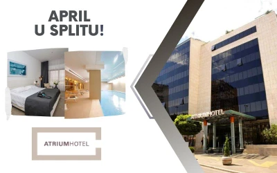 April u Splitu | Hotel Atrium 4* Vam nudi savršenu oazu čistog luksuza koji pruža ugodan Wellness & Spa odmor i opuštanje za dvije osobe!