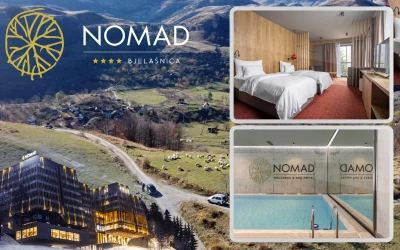 Hotel Nomad 4*, Bjelašnica | Uronite u opuštajuću atmosferu planinskog raja i uživajte u čarobnom Wellness & Spa odmoru!