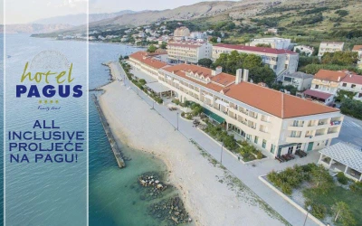 Proljetno opuštanje na Pagu! Priuštite si odmor iz snova uz uključenu ALL INCLUSIVE uslugu u Hotelu Pagus 4* smještenom na šljunčanoj plaži Jadrana!