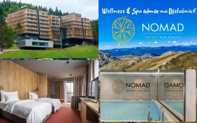 Luksuzno opuštanje na Bjelašnici I  Wellness & Spa iskustvo u Hotelu Nomad 4* sa čarobnim pogledom na Babin Do!