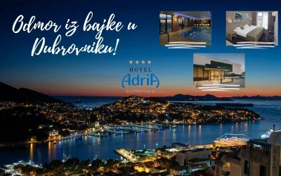 DUBROVNIK | Zimski trodnevni odmor za dvije osobe provedite u Hotelu Adria 4*, smještenom na izvrsnoj lokaciji sa nevjerovatnim pogledom na more!