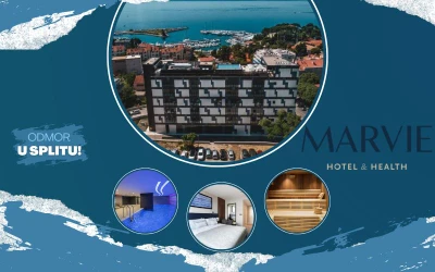 Marvie Hotel & Health 4*, Split │ Trodnevni Wellness & Spa odmor za dvije osobe provedite u mirnom i tihom okruženju u blizini mora!