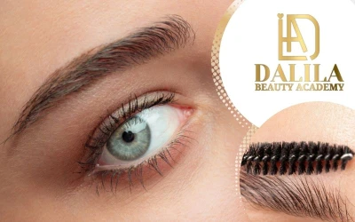 Profesionalna laminacija obrva u Akademiji ljepote Dalila – za besprijekoran izgled, uredno oblikovane obrve i otvoren pogled!