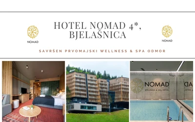 Hotel Nomad 4*, Bjelašnica | Uživajte u predivnom Wellness & Spa odmoru za dvoje okruženi prirodom i pogledom na Babin Do!