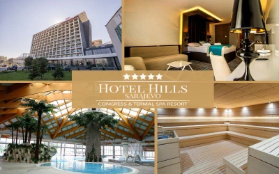 Hotel Hills 5* Congress & Termal Spa Resort, Sarajevo | Uživajte u nezaboravnom dvodnevnom Wellness & Spa odmoru za dvije osobe uz uključen doručak!