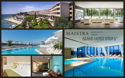 Island Hotel Istra 4* –  Vaša oaza mira i opuštanja na otoku nadomak Rovinja, okružena očaravajuće plavim morem i netaknutom prirodom!