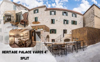 Doživite Split na poseban način uz Heritage Palace Varoš 4* – spoj historijskog naslijeđa, elegantnog ambijenta i vrhunske udobnosti!