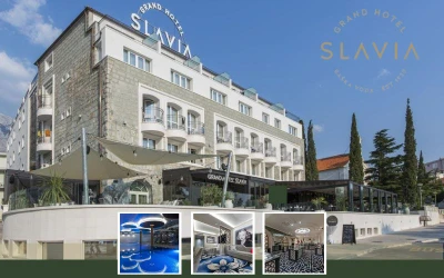 Odmor u Baškoj Vodi! Doživite raskoš i udobnost Grand Hotela Slavia 4* uz dvodnevni odmor za dvije osobe!