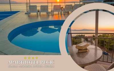 Gradac I Doživite nezaboravne trenutke na Jadranu i svoj romantični trodnevni odmor provedite u komfornim apartmanima Aparthotela Pecić!