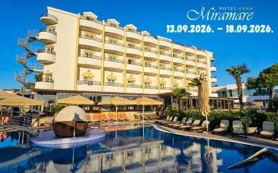 Septembar u Vodicama – iskoristite LAST MINUTE priliku za odmor uz miris mora, mediteranski šarm i udobnost Hotela Miramare 4*!