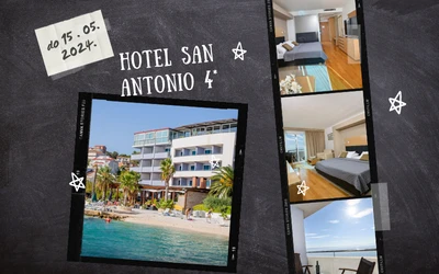 Podstrana | Provedite savršen dvodnevni odmor za dvije osobe uživajući u luksuznom Hotelu San Antonio 4*!
