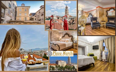 Doživite čaroliju Splita kroz spoj bogate historije i modernog luksuza u srcu stare jezgre – Hotel Plaza Marchi Old Town 4*!