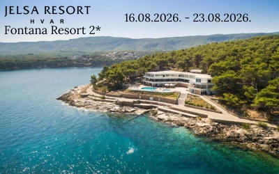 Prepustite se čarima Hvara uz boravak u Fontana Resortu 2*, okruženi mediteranskom prirodom, morskim povjetarcem i potpunim mirom!