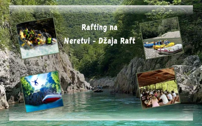 Uzbuđenje na maksimumu uz Džaja-Raft Konjic! Iskusite adrenalinsku avanturu raftinga na kristalno čistoj Neretvi uz vrhunsku opremu i profesionalne skipere!