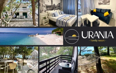 Family Resort Urania, Baška Voda – idealna destinacija za opuštanje i uživanje u prirodi uz predivno Jadransko more!