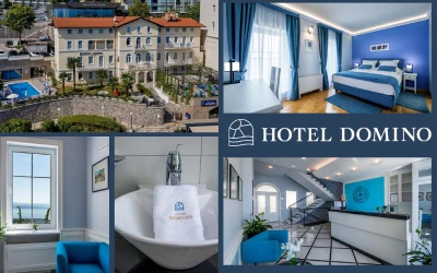 OPATIJA | Uživajte u mirnom i elegantnom okruženju hotela Domino 4* u blizini mora i šetnice Lungomare!