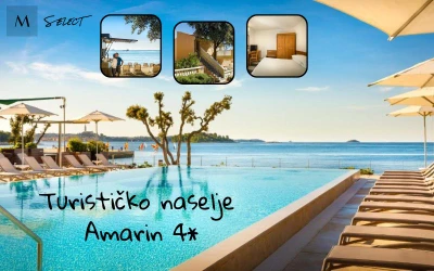 Turističko naselje Amarin 4* I Idealna porodična oaza mira s predivnim pogledom na šarmantnu jezgru Rovinja!