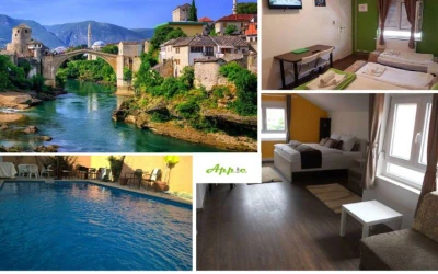 Ljetni odmor u Mostaru | Upoznajte najljepši grad na Neretvi i uživajte u  udobnom smještaju AppleLine apartmana uz magičan pogled na Stari Most!