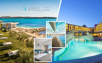 LAST MINUTE | Uživajte u neograničenom korištenju SPA zone i zadovoljstvima zdravog i opuštajućeg trodnevnog odmora u Aminess Maestral Hotelu 4*, Novigrad!