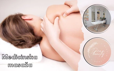 Medicinska masaža za obnovu tijela, ublažavanje napetosti i osjećaj potpune revitalizacije – u Dora Beauty Baru!
