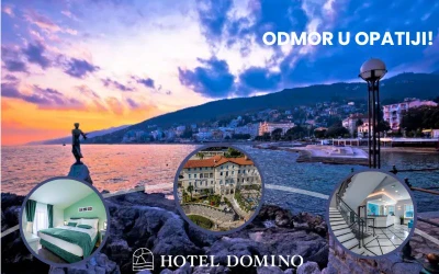 OPATIJA | Prošetajte se šetnicom Lungo mare i uživajte u spoju sunca i mora uz trodnevni odmor za dvije osobe ili cijelu porodicu u Hotelu Domino 4*!