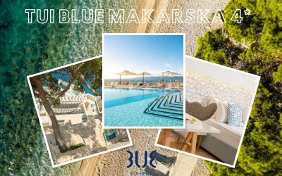 Raskošan odmor za parove u ADULTS ONLY hotelu! TUI BLUE Makarska 4* Vam nudi idealan trodnevni odmor u udobnim i modernim Standard sobama!