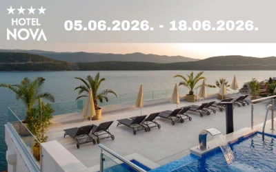 Provedite nezaboravne dane uz obalu Jadrana i uživajte u spoju mira, mora i mediteranske atmosfere u Hotelu Nova 4*, Neum!