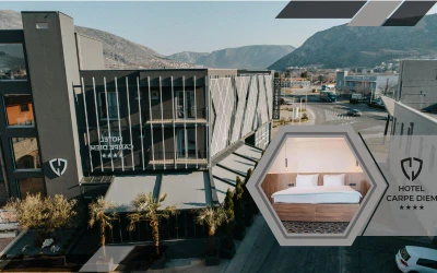 Posjetite najljepši grad na Neretvi! Dvodnevni odmor za dvije osobe provedite u moderno uređenom Hotelu Carpe Diem 4*!