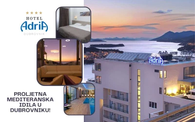 Proljetna mediteranska idila u Dubrovniku! Krenite u trodnevnu posjetu gradu koji odiše posebnom atmosferom i predivan odmor provedite u Hotelu Adria 4*!