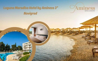 Laguna Maradiso Hotel by Aminess 3*, Novigrad I Otkrijte mjesto gdje se udobnost spaja s morskom svježinom!