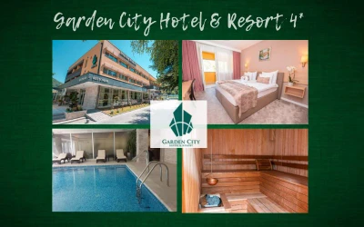 Garden City Hotel & Resort 4*, Konjic | Odvojite vrijeme za dvodnevni predah sa Vama dragom osobom i zaronite u čisto opuštanje i relaksaciju!