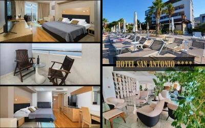 Romantični predah u Podstrani I Dvodnevni odmor za dvije osobe u elegantnom Hotelu San Antonio 4*!