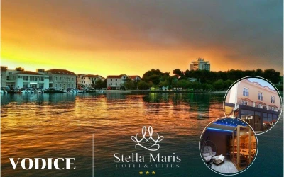Opustite se uz prirodne ljepote mediterana i nezaboravan miris mora uz trodnevni odmor za dvije osobe u Hotelu Stella Maris 3*, Vodice!