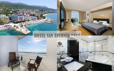 Hotel San Antonio 4* u Podstrani savršeno je mjesto za bijeg od svakodnevice, uz more, sunce i neodoljivi dalmatinski ugođaj!