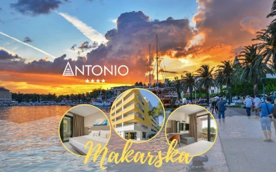 Doživite potpuno novo iskustvo | Praznik rada i proljetni odmor za dvoje provedite u Hotelu Antonio 4* u Makarskoj!