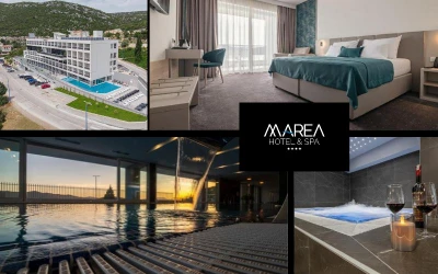 Doživite spoj luksuza, komfora i morskog ambijenta u Marea Hotel & Spa 4* – uživajte u elegantnom smještaju, savremenom uređenju i opuštanju uz prekrasan pogled na more!