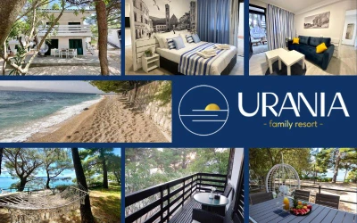 Family Resort Urania, Baška Voda | Otkrijte radost zajedničkog putovanja u osamljenoj zelenoj oazi smještenoj na veličanstvenoj obali Jadrana!