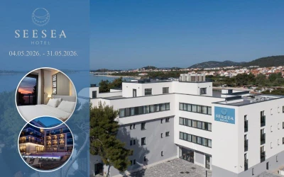 Uživajte u proljetnom odmoru iz snova u Vodicama – mir, more i vrhunska usluga uz bogatu ponudu sadržaja za nezaboravne porodične trenutke u SeeSea Hotelu 4*!